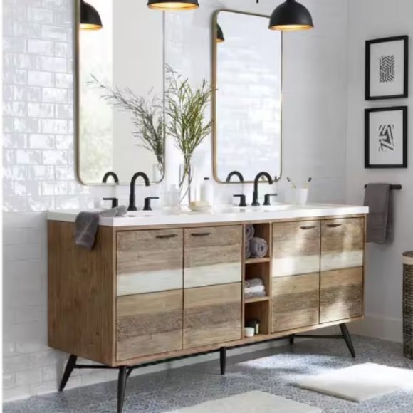 Moen Align 9 in. Modern Hand Towel Bar Matte Black YB0486BL - Picture 4 of 6